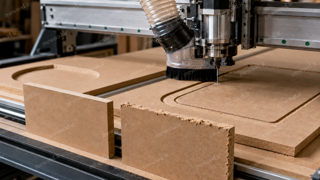 جلوگیری از لبپریدگی MDF در CNC؛ راهنمای عیبیابی